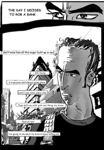 First page of Metro, a graphic novel by Magdy El Shafee