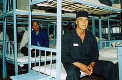 Muhammad Bekjanov in prison, 2003