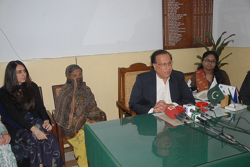 Aasia Bibi and Salmaan Taseer