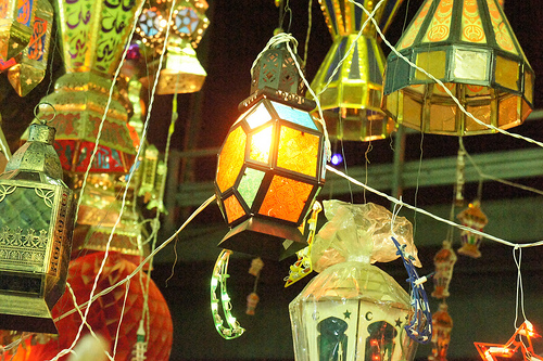 Ramadan lanterns in Giza.