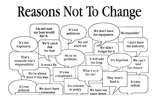 24 reasons not to change