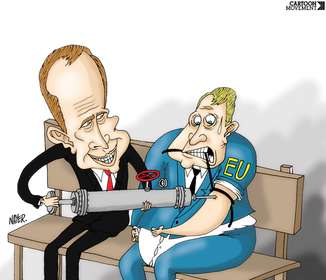 Cartoon: Europe's Dependency