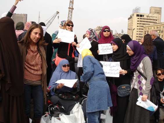Egyptian Women Against Mubarak