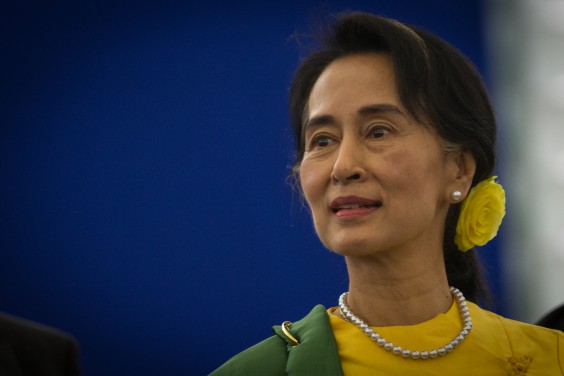 Opposition leader Aung San Suu Kyi. Photo via Wikimedia