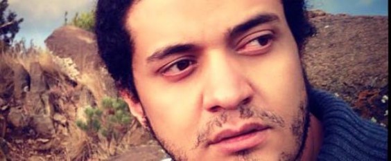 Palestinian refugee poet Ashraf Fayadh. Image via Facebook.