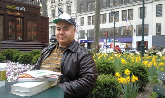 Osama Alomar is the author of Full Blooded Arabian, published by New Directions. Image via City of Asylum.